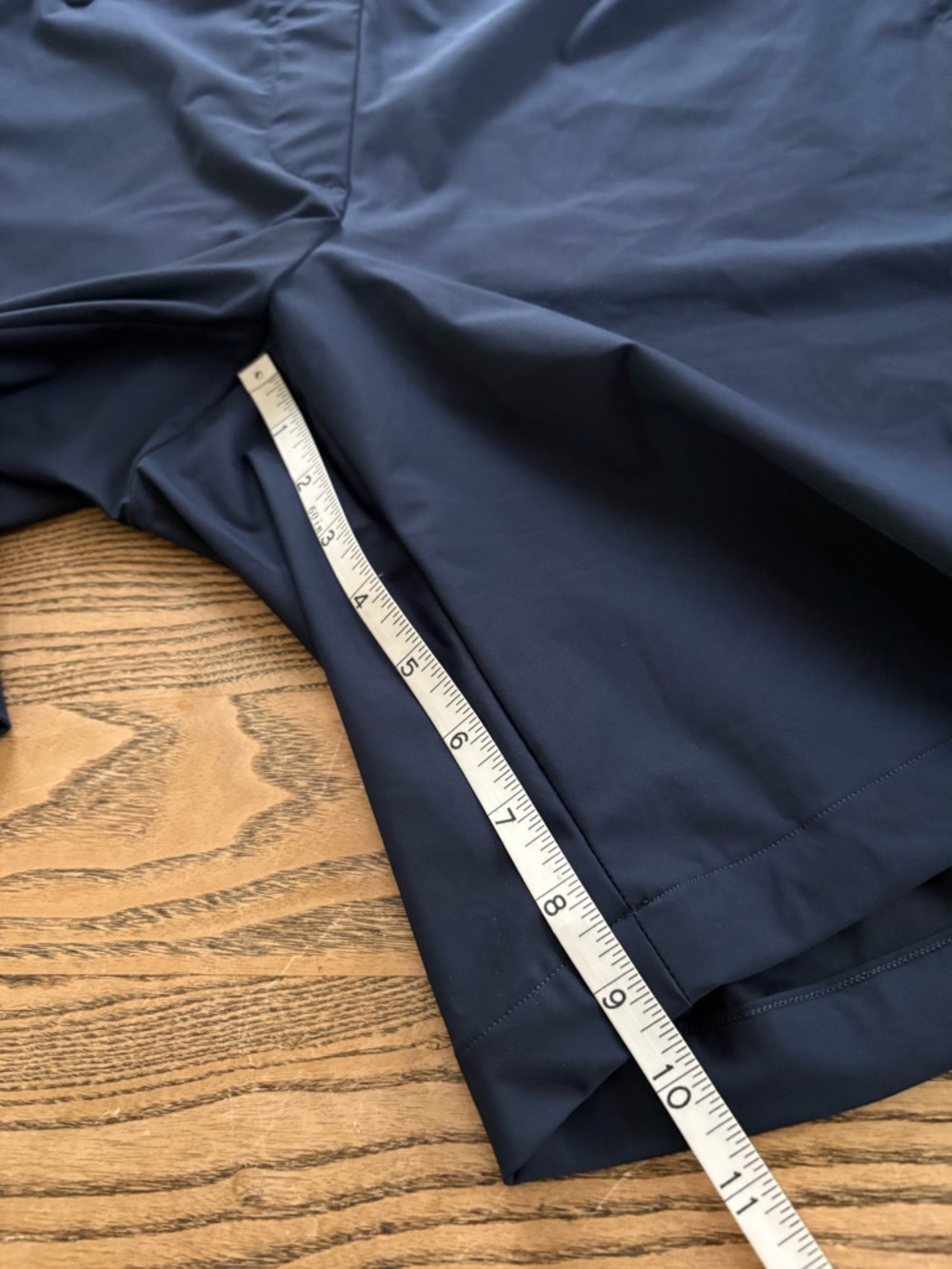 Spanx Sunshine Solutions Stretch Shorts size Large Navy - Picture 6 of 12